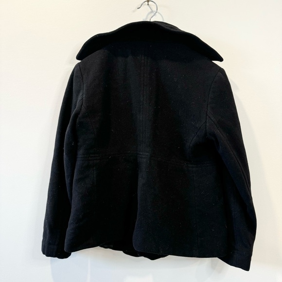 Nine West Short Peacoat Jacket Wool Blend / Black / S- 6 - Picture 5 of 9